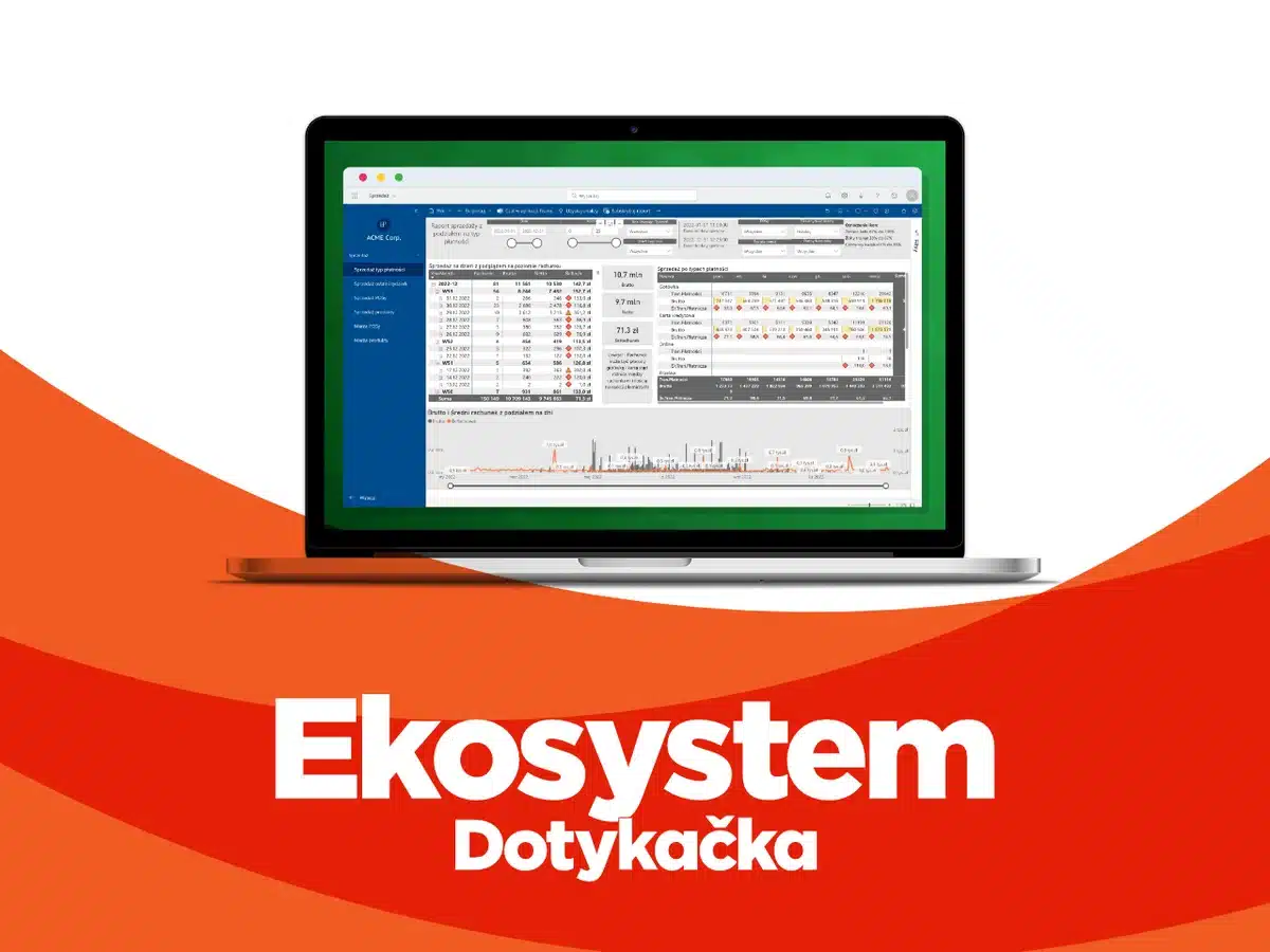 Dashboard raportów i analiz w chmurze Dotykacka