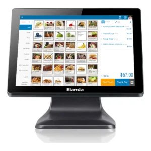 Terminal POS z ekranem 15'' - widok z przodu