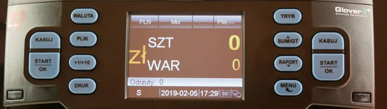 glover gc 250 vn panel Panel sterowania z wyświetlaczem LCD