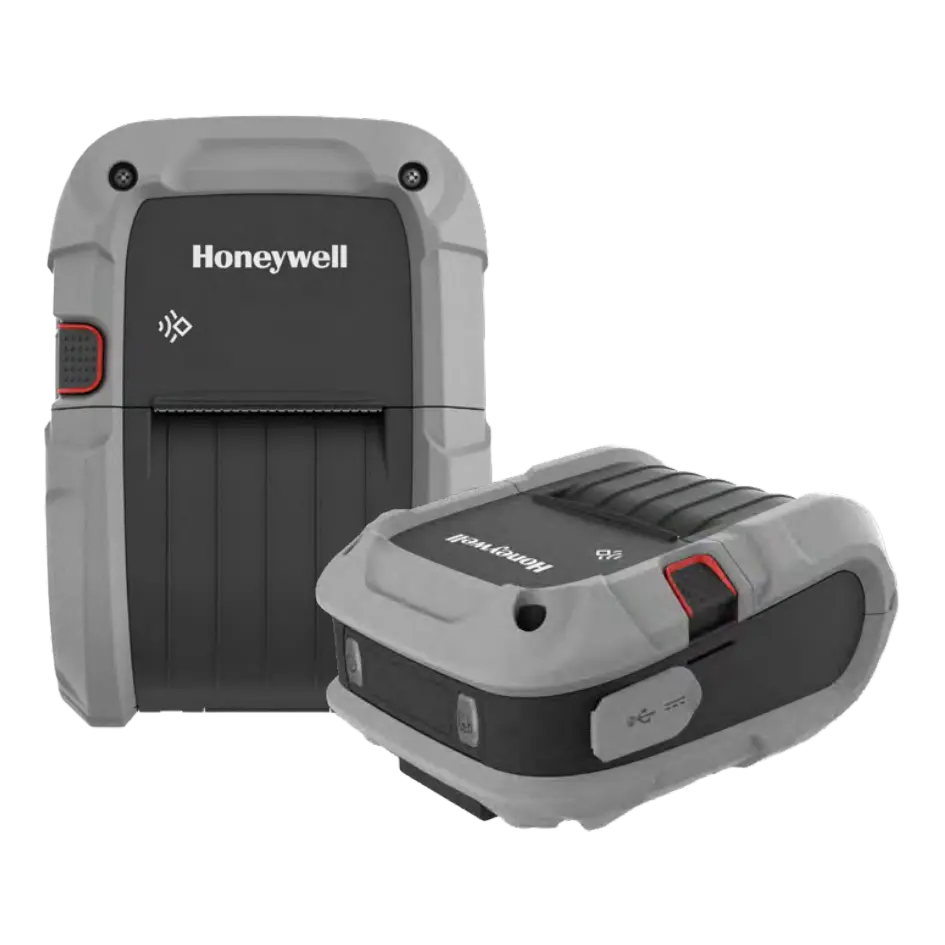 honeywell rp2f Honeywell RP2F mobilna drukarka termiczna - widok z przodu i z boku