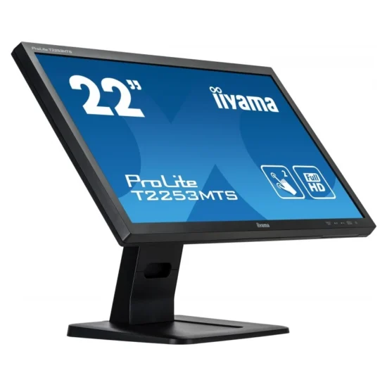 Monitor dotykowy Iiyama 22'' Prolite T2253MTS-B1 pod kątem Monitor dotykowy Iiyama 22'' Prolite T2253MTS-B1 pod kątem