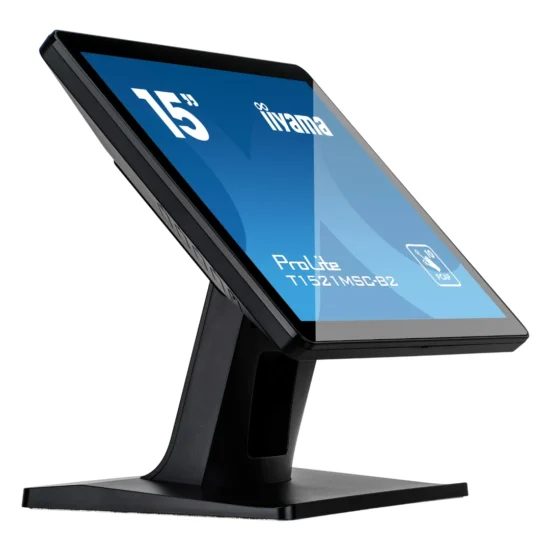 Monitor dotykowy Iiyama Prolite T1521MSC-B2 pod kątem Monitor dotykowy Iiyama Prolite T1521MSC-B2 pod kątem