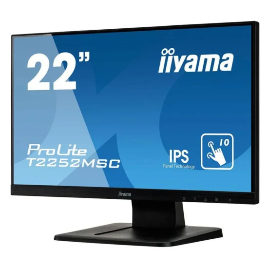 Monitor dotykowy Iiyama T2252MSC-B1 Monitor dotykowy 22'' Full HD z matrycą IPS