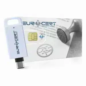 Karta kryptograficzna z czytnikiem USB-C